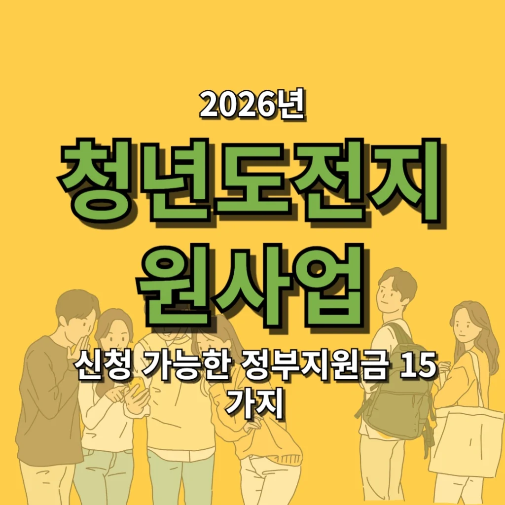 청년도전지원사업 지원대상과 참여수당, 최대 250만원 받는 방법